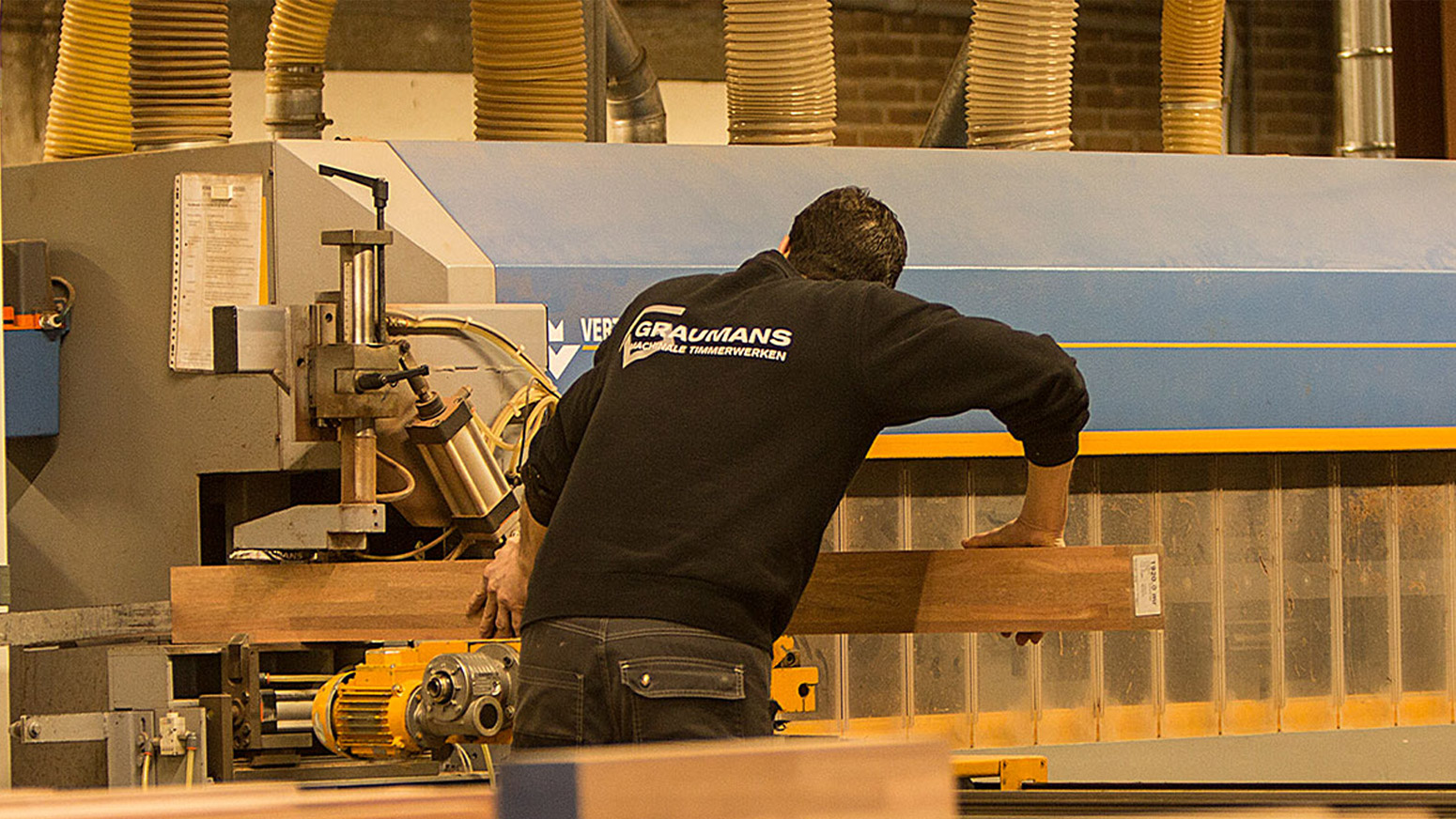 Graumans Machinale Timmerwerken Galder Werkplaats bij Graumans Machinale Timmerwerken in Galder