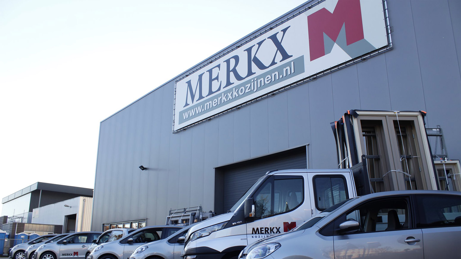 Merkx Kozijnen B.V. Dongen Voorzijde gebouw Merkx Kozijnen B.V.