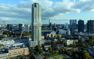 De kracht van hout in de Rotterdamse skyline – HOUT100% weer in Profiel