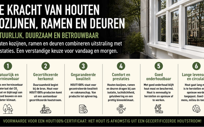 De voordelen van houten kozijnen ramen en deuren